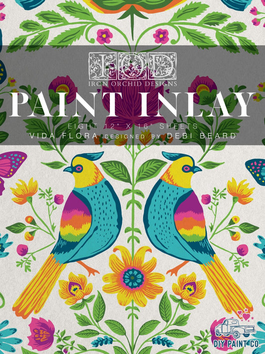 DEBI BEARD IOD PAINT INLAY REVEAL – VIDA FLORA