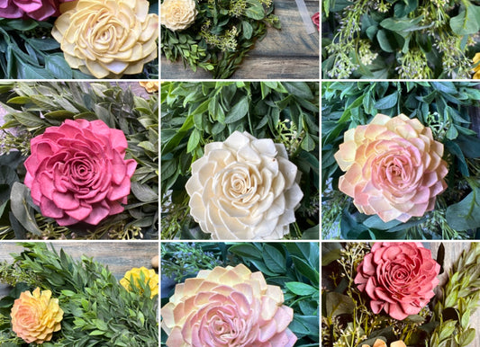 "DIY Guide: Dyeing Sola Flowers with Annie Sloan Chalk Paints for Unique Floral Arrangements"