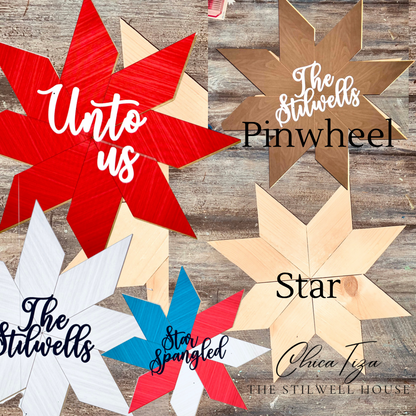 Rustic Barn Stars,  WoodQuilts and  More * Thur May 16th @ 6pm