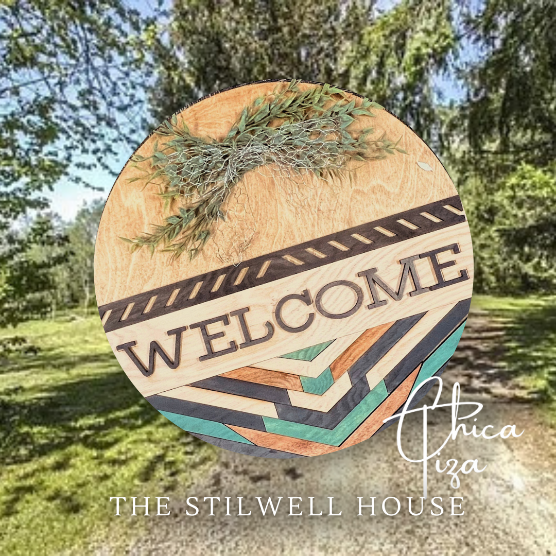 Boho Western Wood Door Sign | Hanger | ChicaTiza