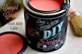DIY PAINT - Cowgirl Coral