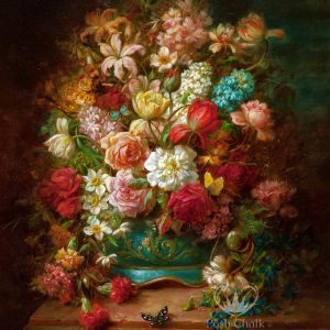 Bouquet of Flowers Posh Chalk Decoupage - A1