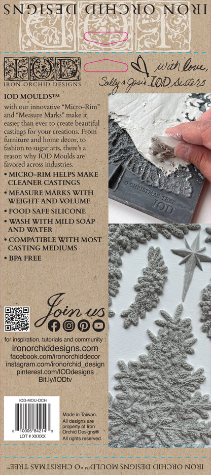 IOD  Oh Christmas Tree  6x10 IOD Moulds™