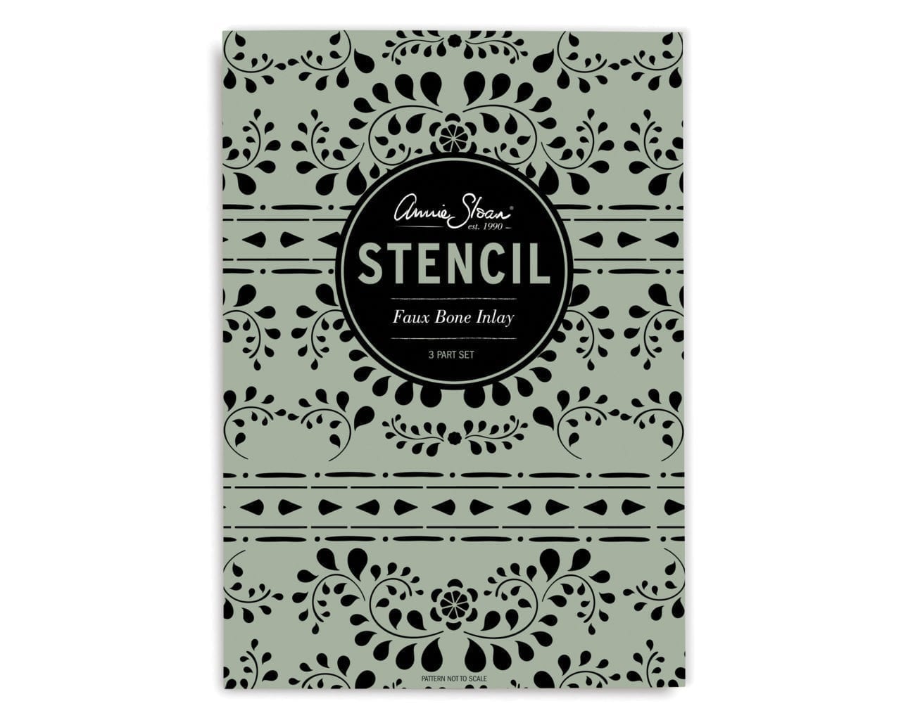 Annie Sloan Stencil * FAUX BONE INLAY