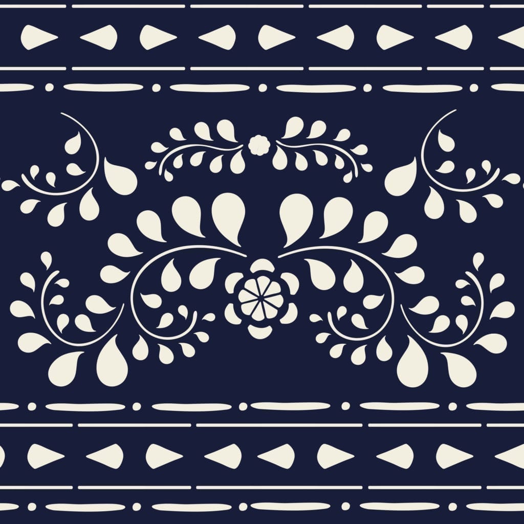 Annie Sloan Stencil * FAUX BONE INLAY