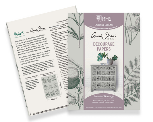 RHS Decoupage  Paper - Botanical Drawings