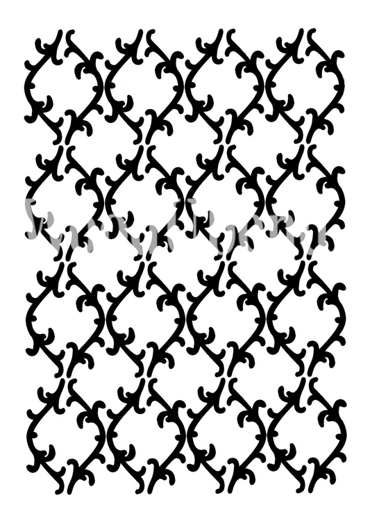 Posh Chalk Stencil Mystery Thorns Small 21x30cm