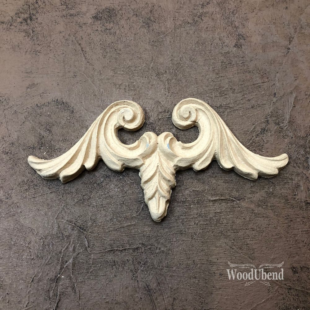 Pack of Two Applique Scroll Emblems WUB6104