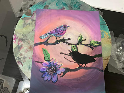 Decoupage Blending Thursday May 9th @6pm Mixed Media Workshop