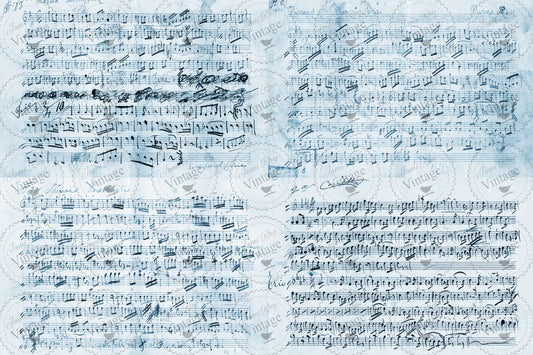Music Notes| JRV Decoupage  Paper 30x20 inch