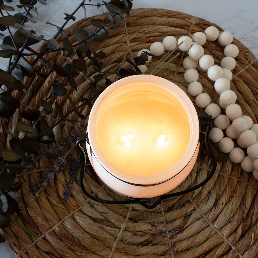 Milkhouse Candle Company - 16 oz Butter Jar Candle: Cedarwood Cabin