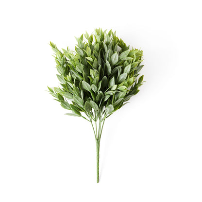 Large Ruscus Stem Artificial Greenery - 14 inches