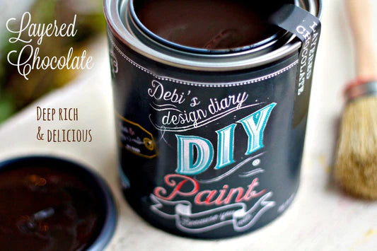 DIY PAINT - layered Chocolate