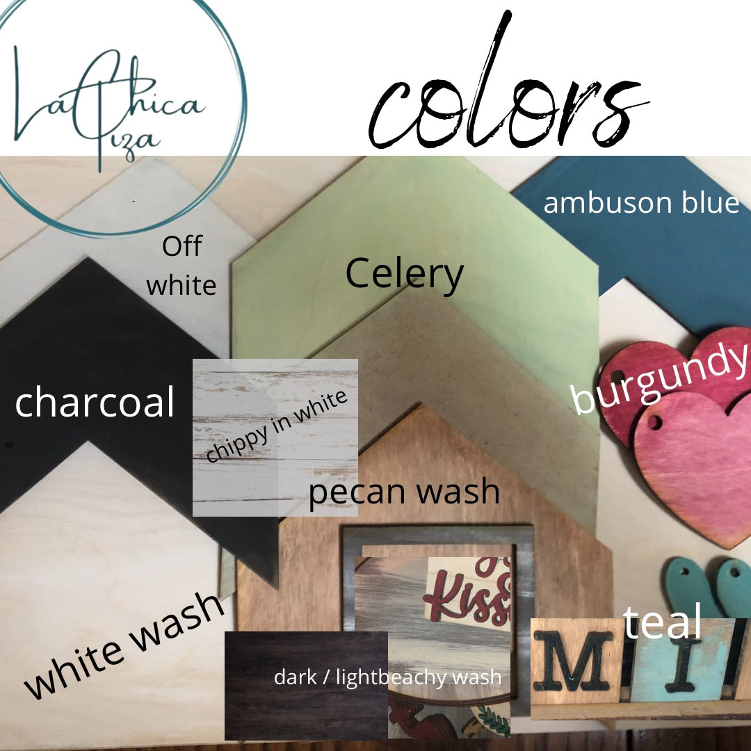 Mini Three -Tiered Tray - Hand Painted | The Stilwell House