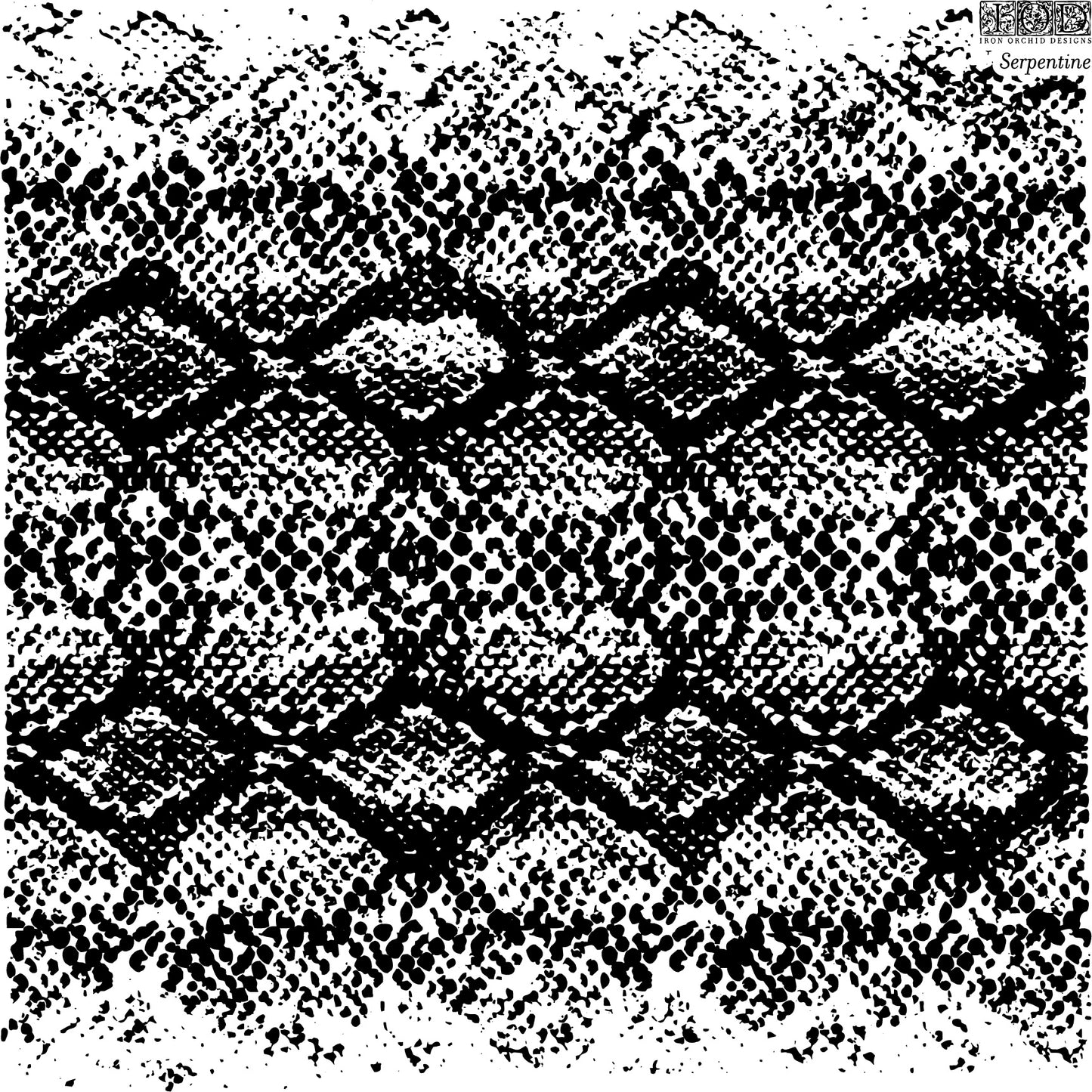 IOD Serpentine 12x12 IOD Stamp™
