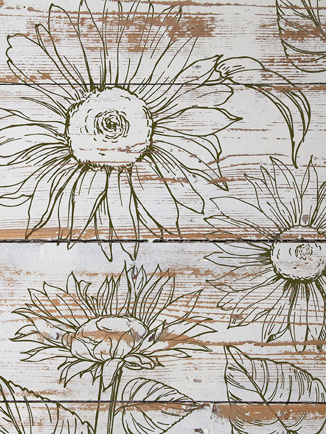 IOD Sunflowers 12x12 IOD Stamp™
