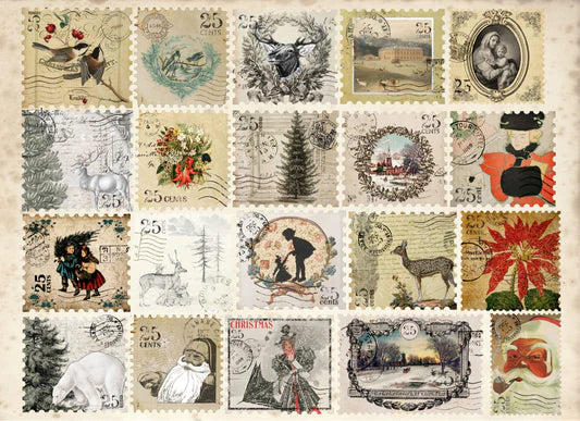 Christmas Postage - Roycycled Treasures