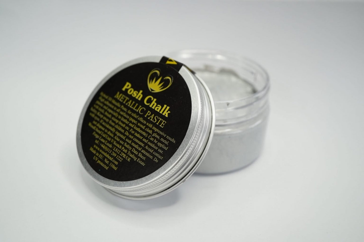 Posh Chalk Metallic Paste -  Pearl Silver 110ml
