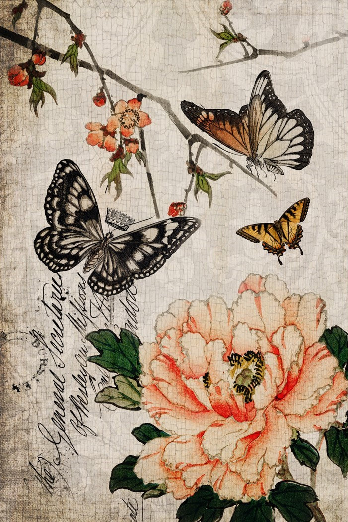 Butterfly Floral  - Roycycled Treasures