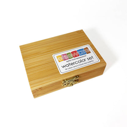 eco-kids / elseware unplug - Elseware watercolors - bamboo box - case