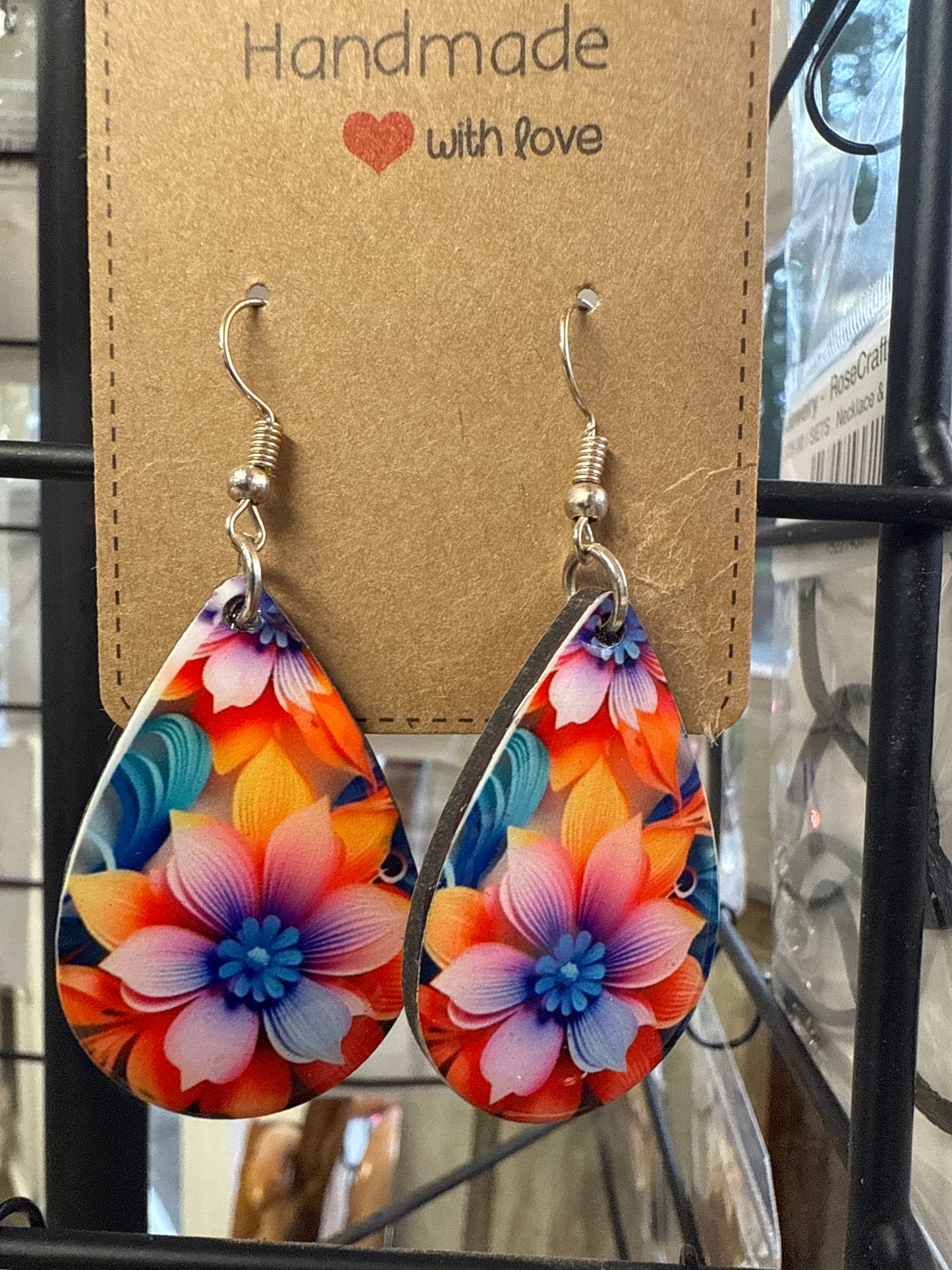 Flower Drops - Reimagined Earrings - Rosecraft By Denise