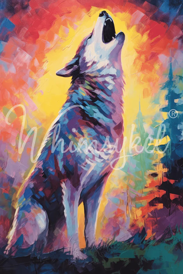 Twilight Howl Decoupage Tissue Paper 21x29 |Whimsykel