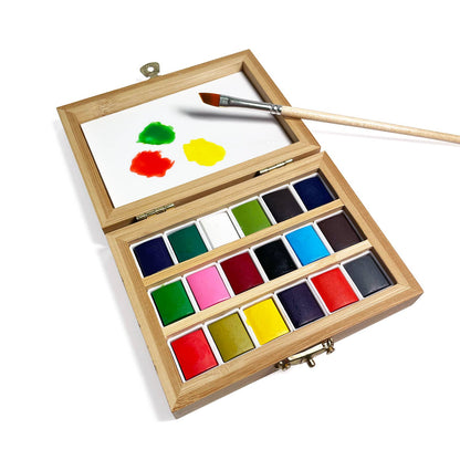 eco-kids / elseware unplug - Elseware watercolors - bamboo box - case