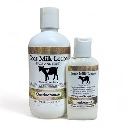 Goat Milk Lotion Outdoorsman: 2 oz travel bottle