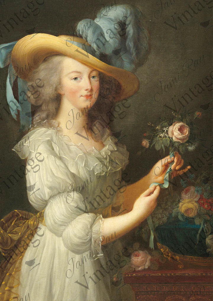 Marie Antoinette | JRV A4 Rice Paper