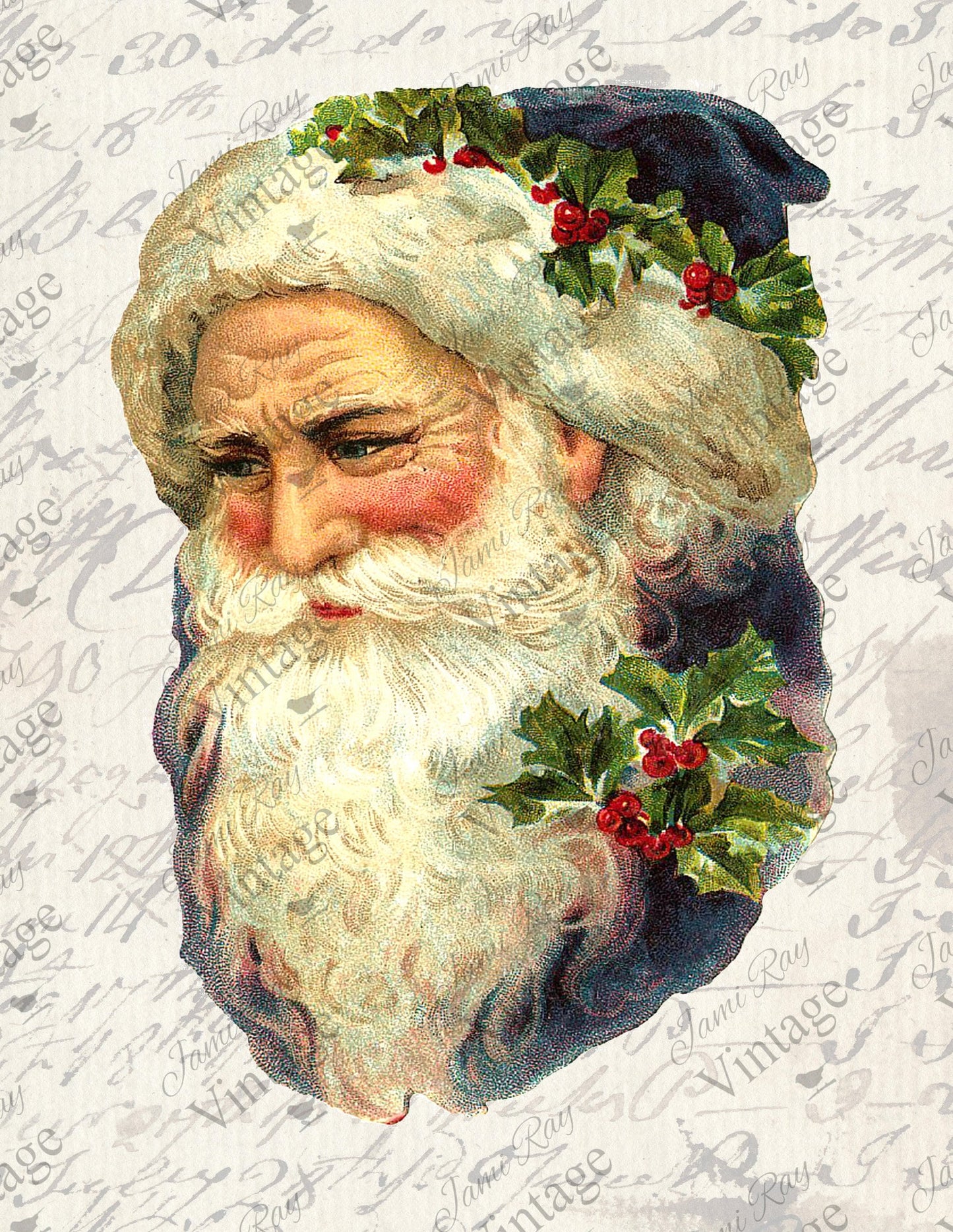 Santa Print | JRV A4 Rice Paper