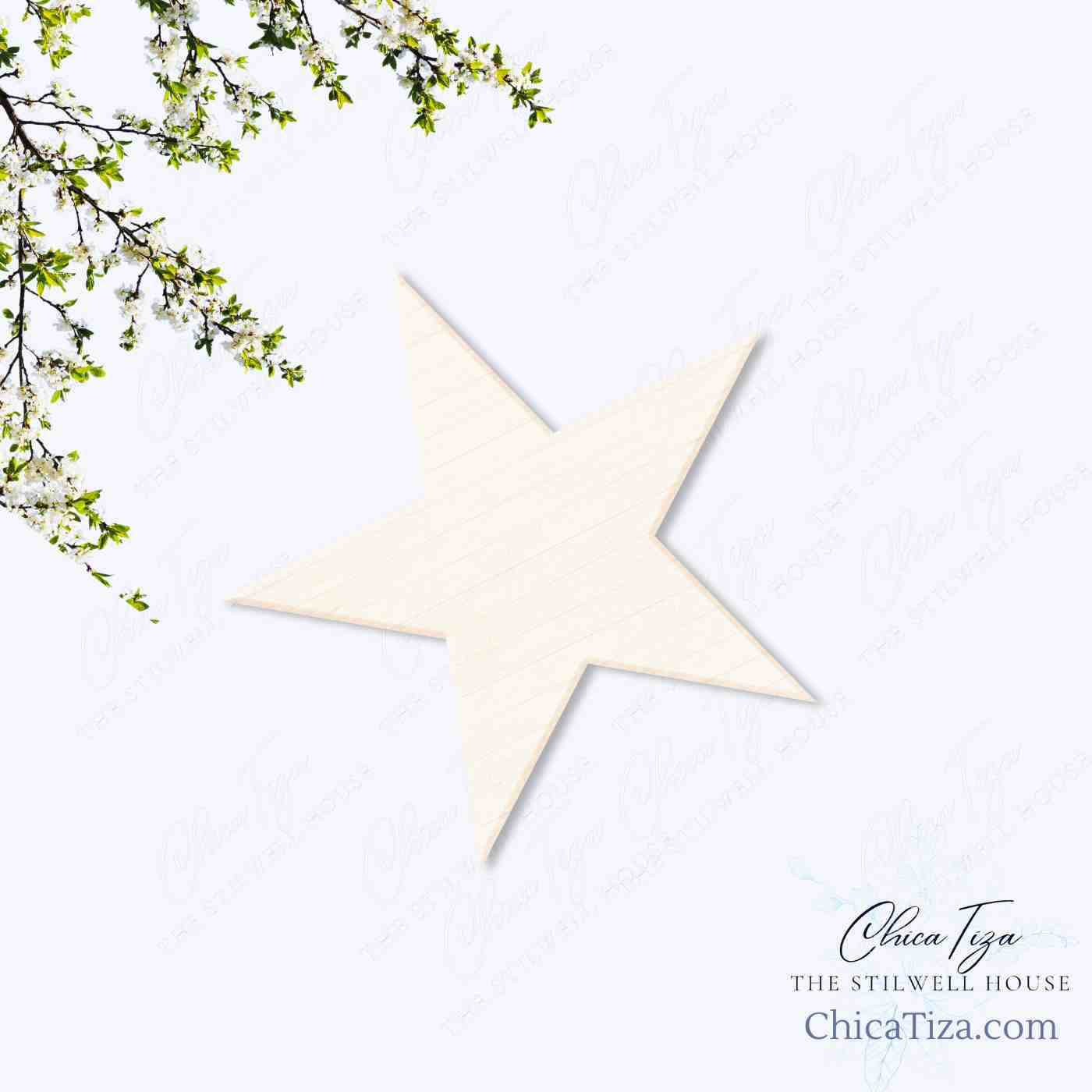 Wooden Stars | ChicaTiza Basic Shapes