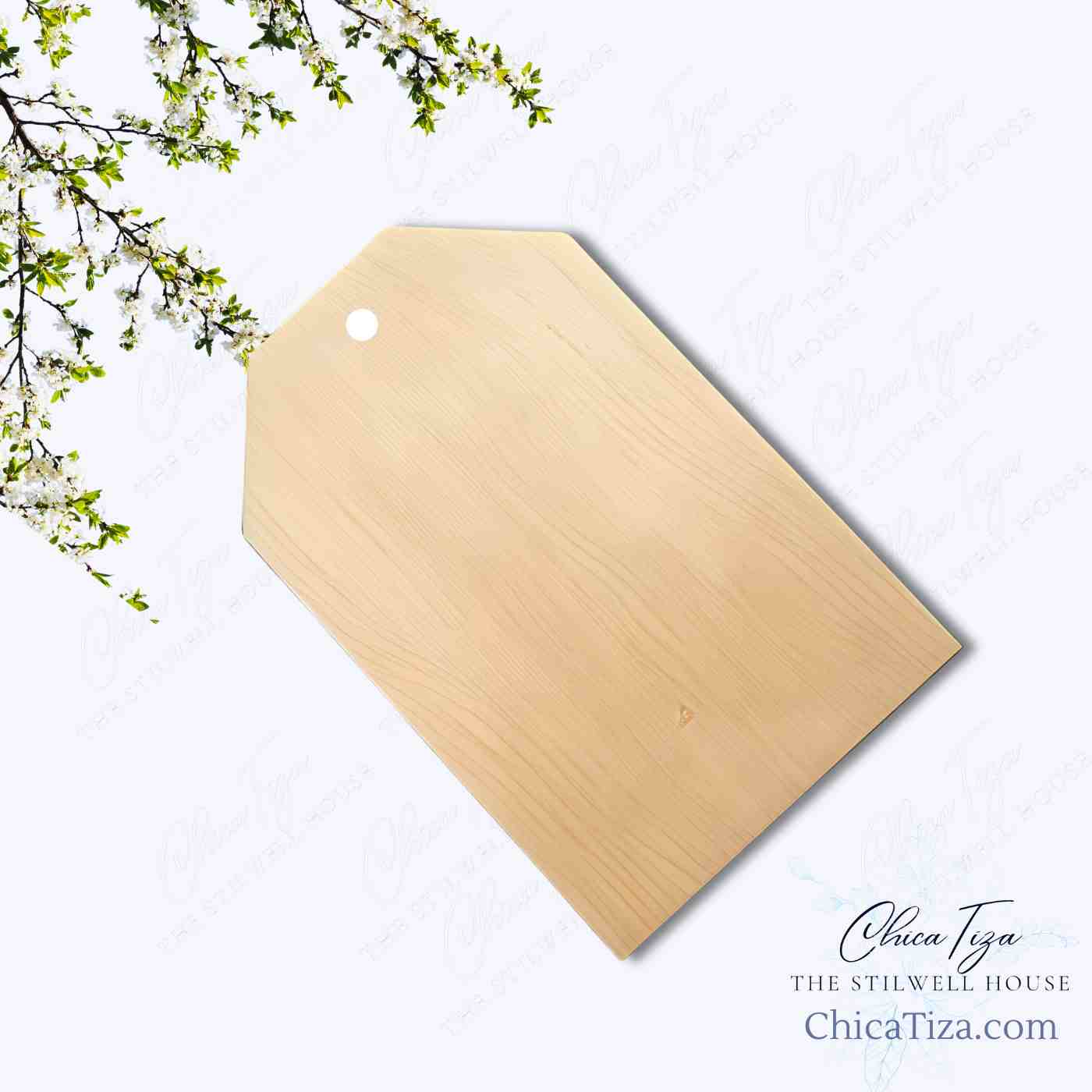 Wooden tags x 1/4" Thick | ChicaTiza Basic Shapes