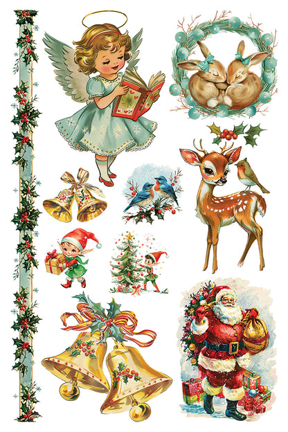 Kitschy Christmas IOD Transfer 8x12 Pad