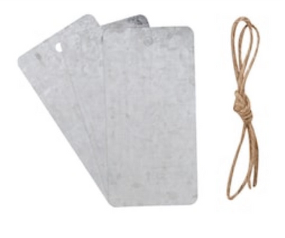 “Metal Tag Trio – 3.5” | Perfect for labeling, gifting, DIYs & more”