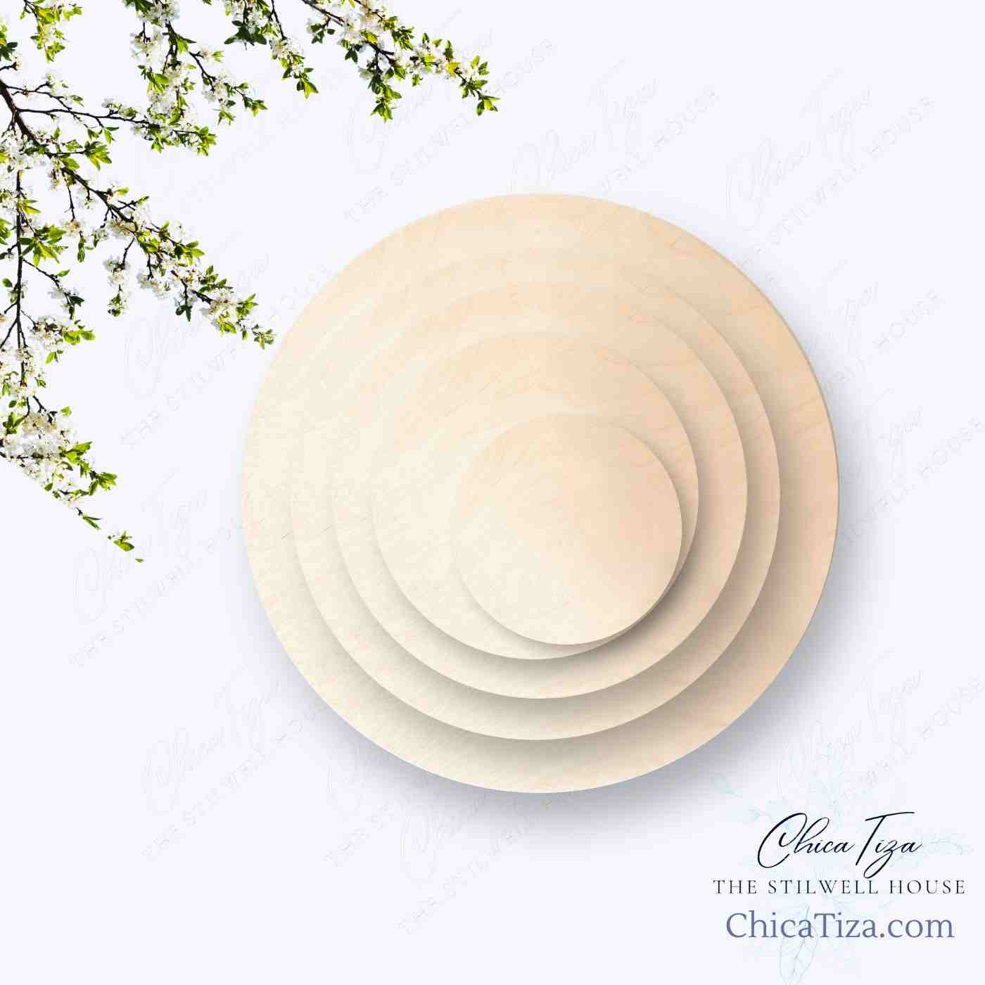 Oval Wooden Cutout, 1/4" Thick