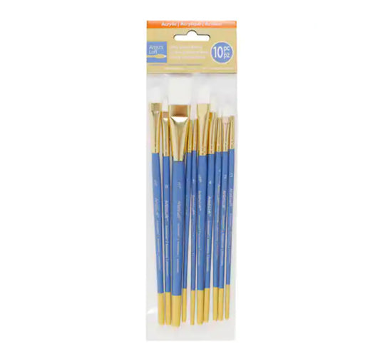 Artist Loft 10 acrylic paint brushes