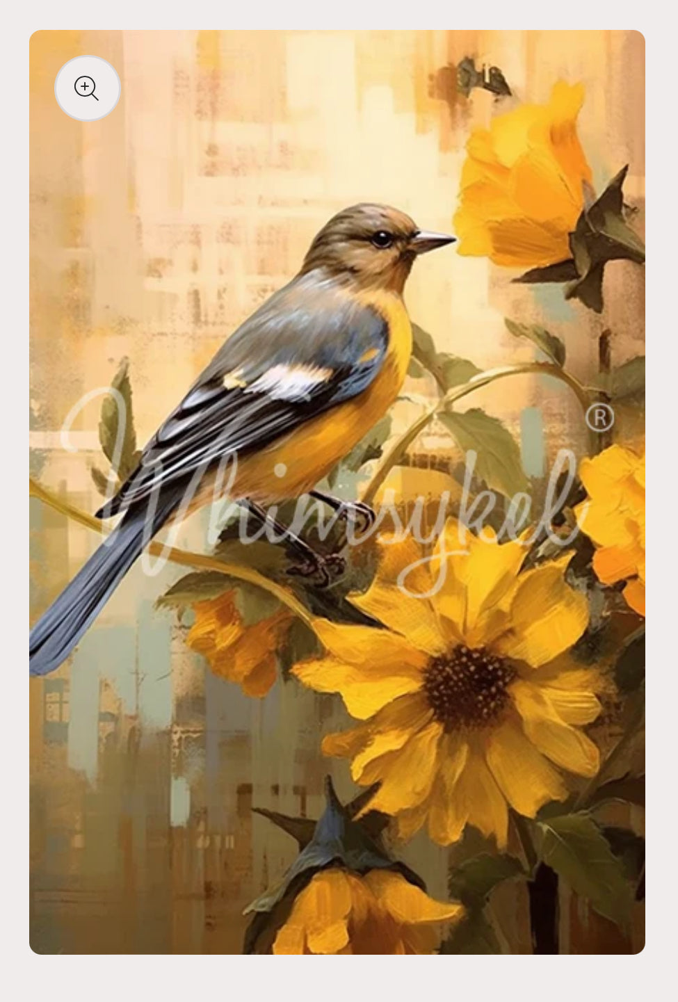 October Blue Bird Decoupage Tissue Paper 21x 29 in | Whimsykel (Copy)