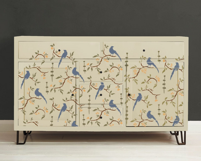 Annie Sloan Stencil * CHINOISERIE BIRDS