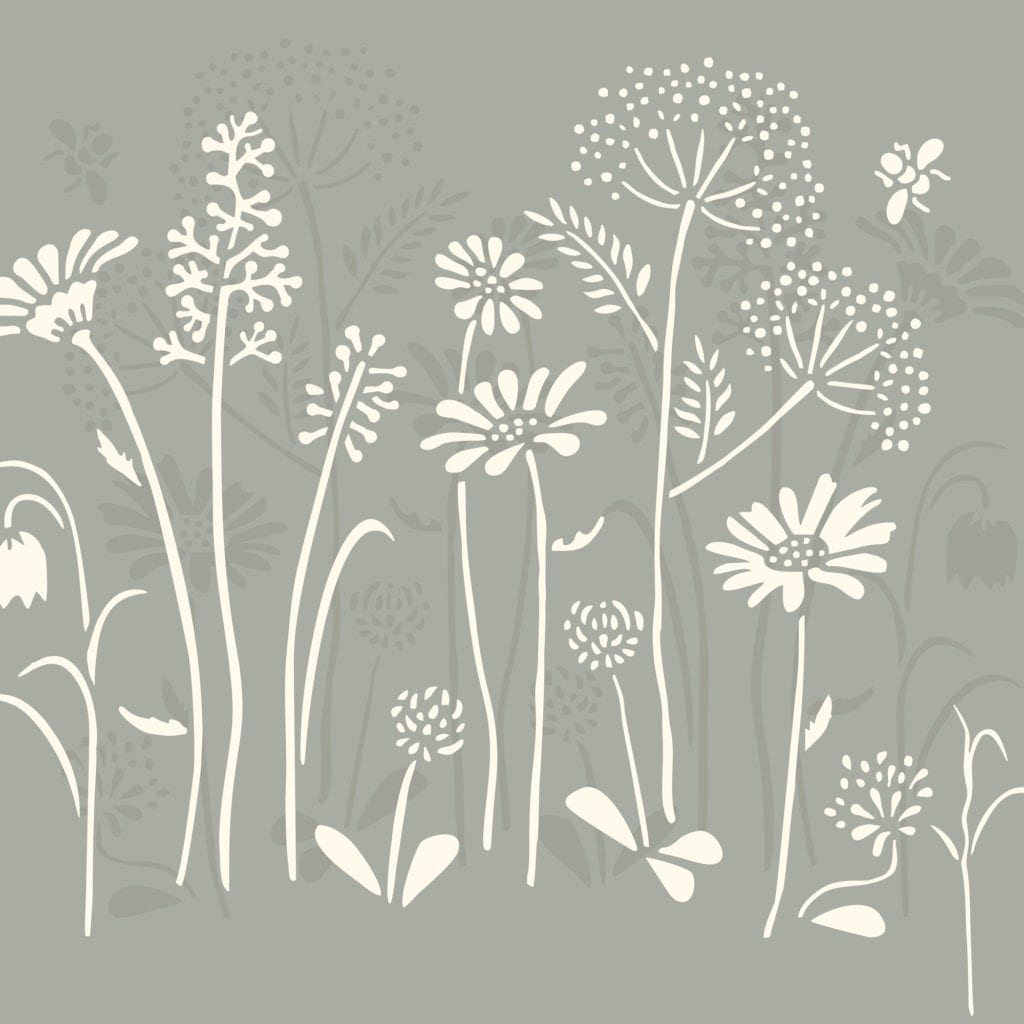 Annie Sloan Stencil - Meadow Flowers