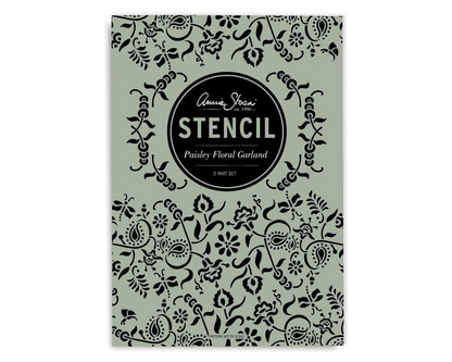 Annie Sloan Stencil - PaisleyFloral