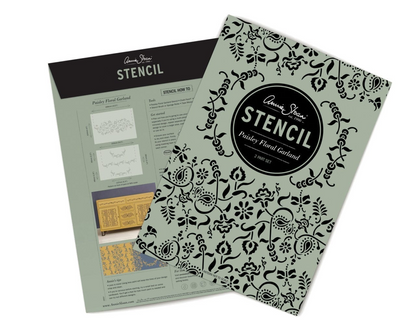 Annie Sloan Stencil - PaisleyFloral