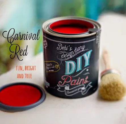 DIY PAINT -  Carnival Red