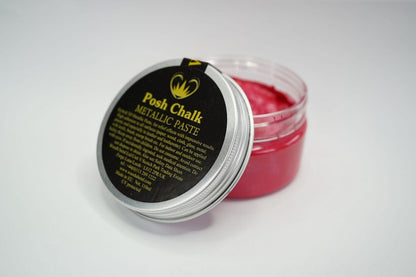 Posh Chalk Metallic Paste - Red Medium Cadmium 110mld