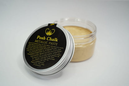 Posh Chalk Metallic Paste - Shiny Gold 110ml