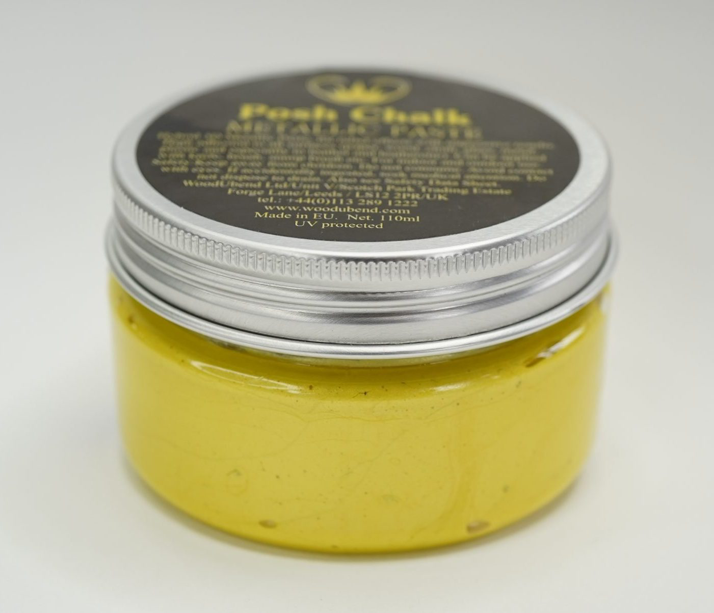 Posh Chalk Metallic Paste - Yellow Canary Cadmium 110ml