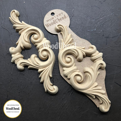 Pack of Two Pediment WUB1297 21x10cm