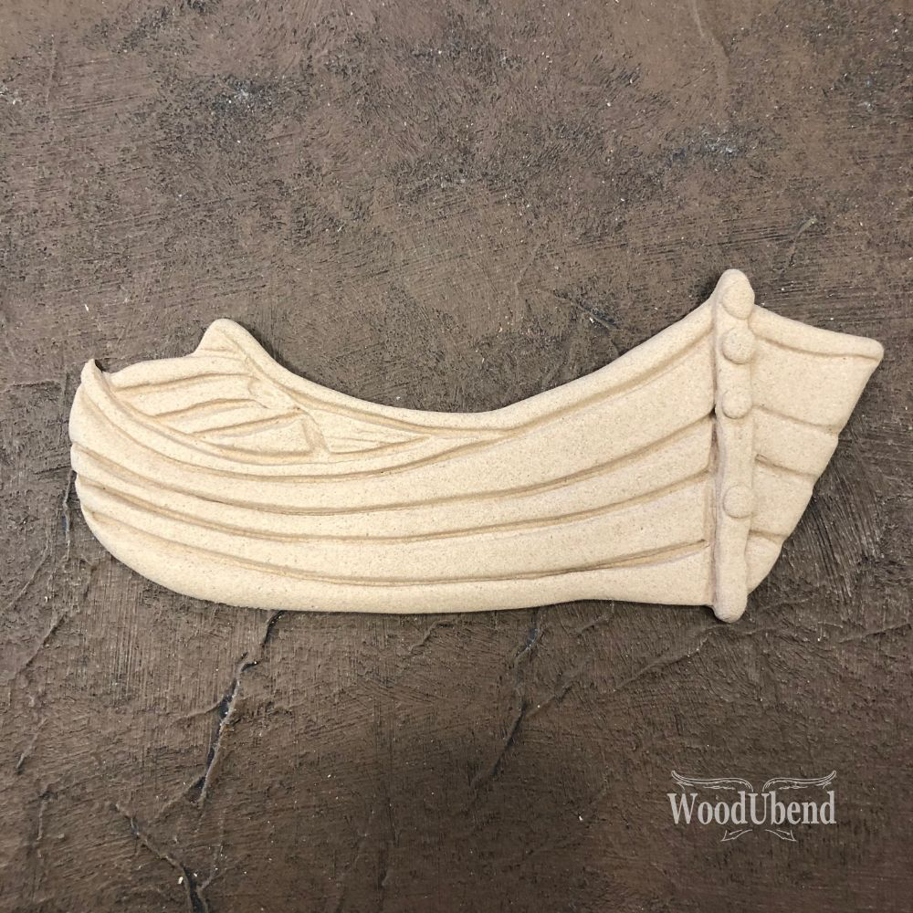 Pack of Two Large Wooden Boat WUB2134 17x7.6cms