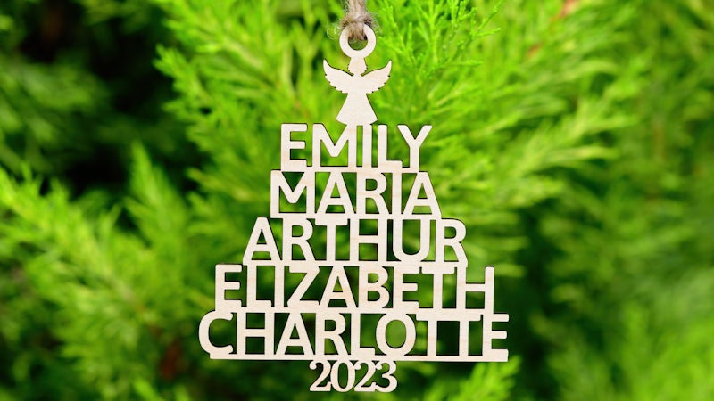 Personalized Tree Ornament