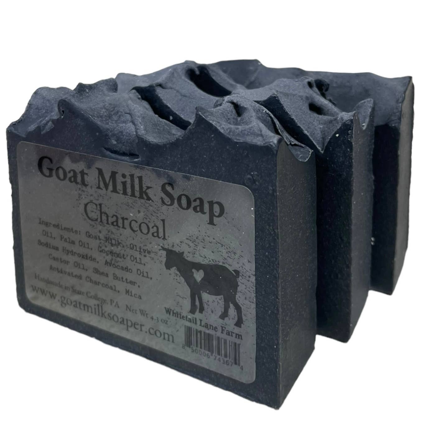 Charcoal Goats Milk Soap: Retail Ready