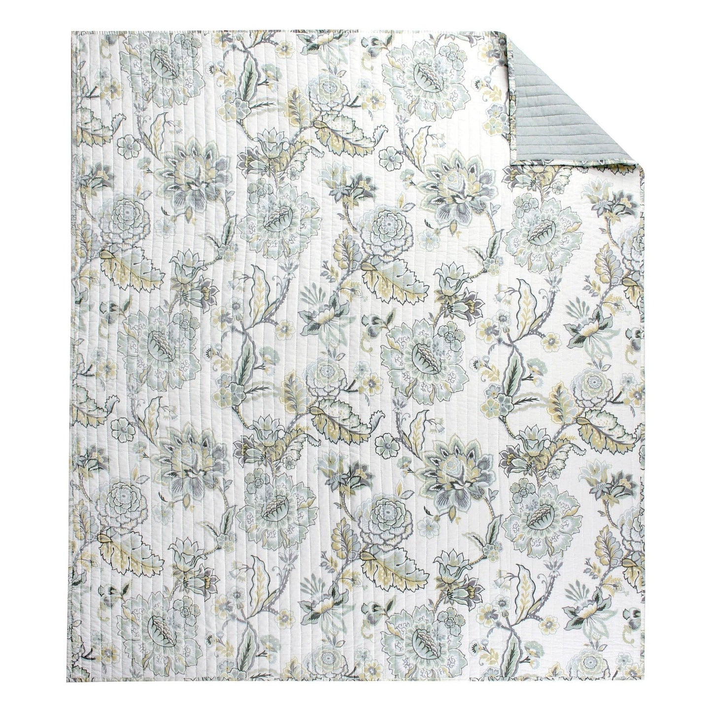 Levtex Home - Ophelia Quilted Throw: Spa